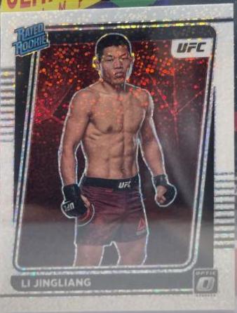 Li Jingliang 2022 Panini Donruss Optic UFC Base #113 White Sparkle