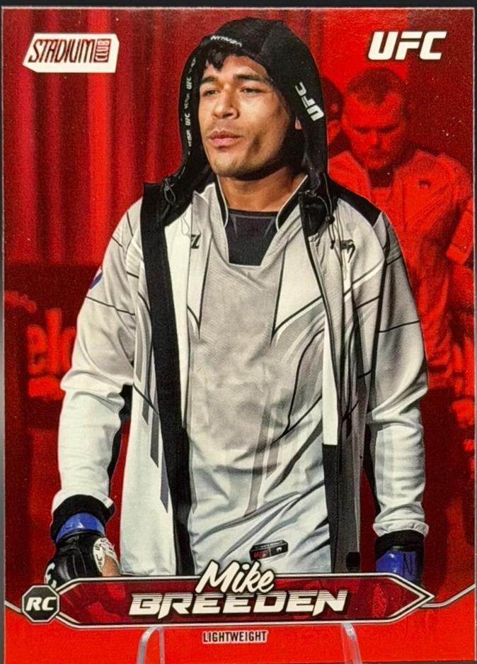 Mike Breeden 2025 Topps Stadium Club UFC Base #12 Red
