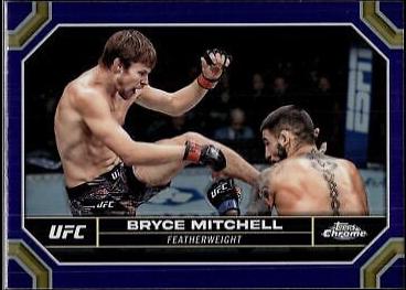 Bryce Mitchell 2024 Topps Chrome UFC Base #36 Purple Refractor