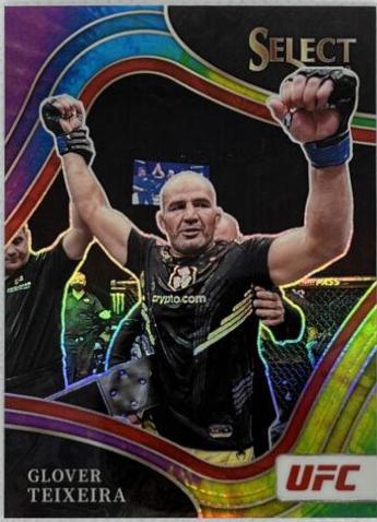 Glover Teixeira 2022 Panini Select UFC Octagonside #211 Tie Dye