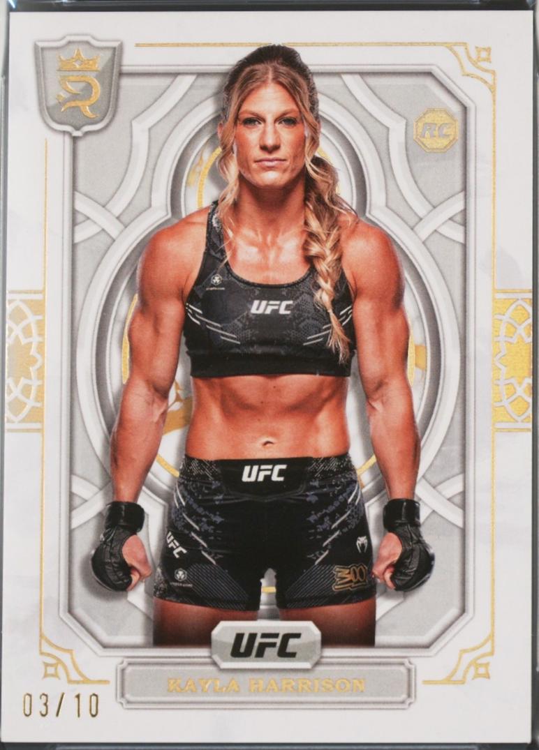 Kayla Harrison 2024 Topps Royalty UFC Base #90 Gold