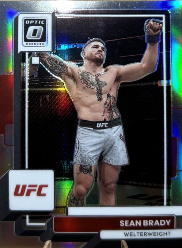 Sean Brady 2023 Panini Donruss Optic UFC Base #14 Holo