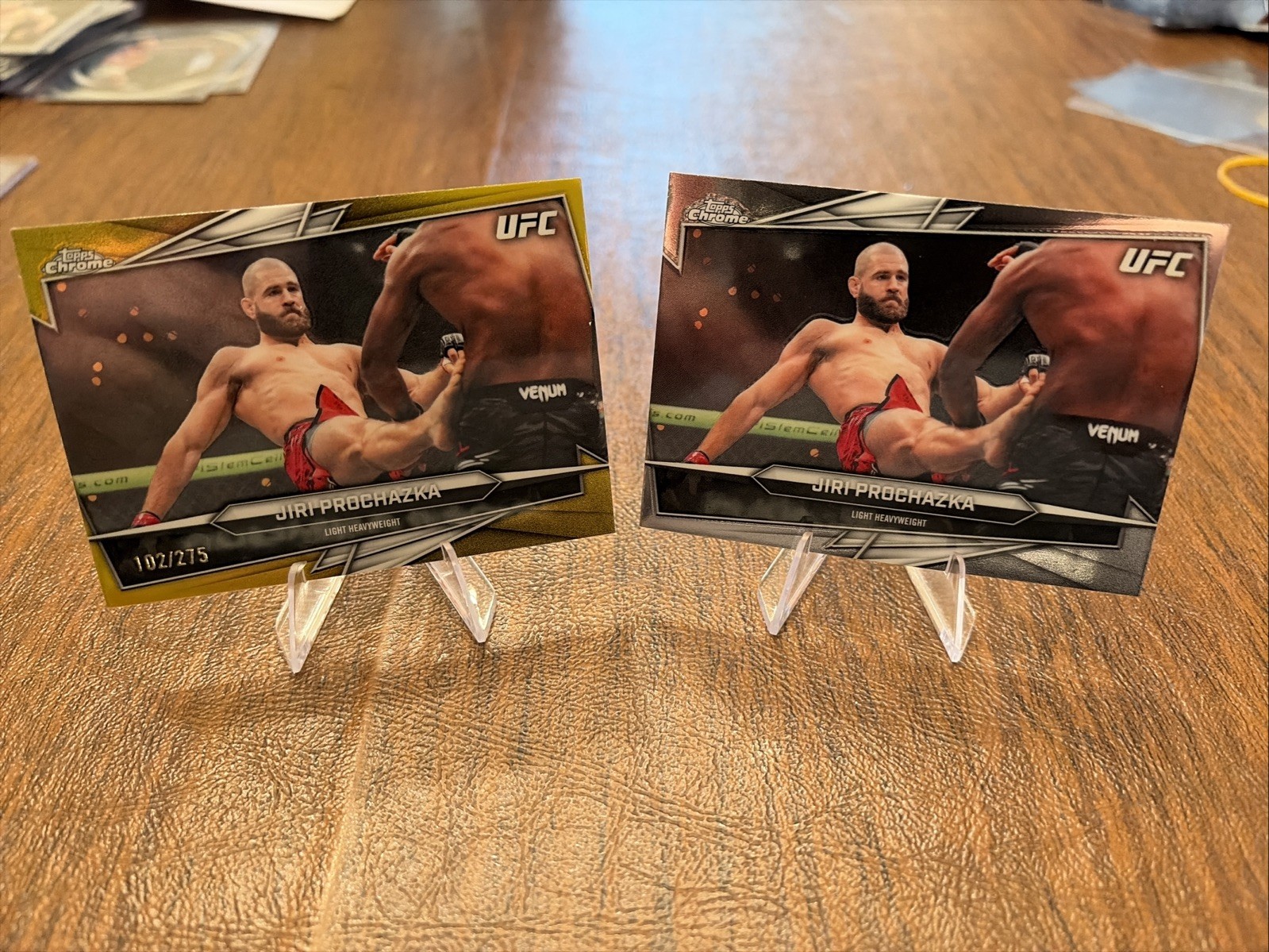 Jiri Prochazka 2026 Topps Chrome UFC Base #42 Yellow Refractor