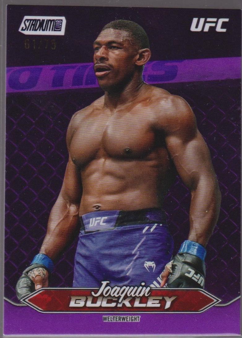 Joaquin Buckley 2025 Topps Stadium Club UFC Base #121 Purple