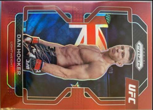 Dan Hooker 2022 Panini Prizm UFC Base #161 Red