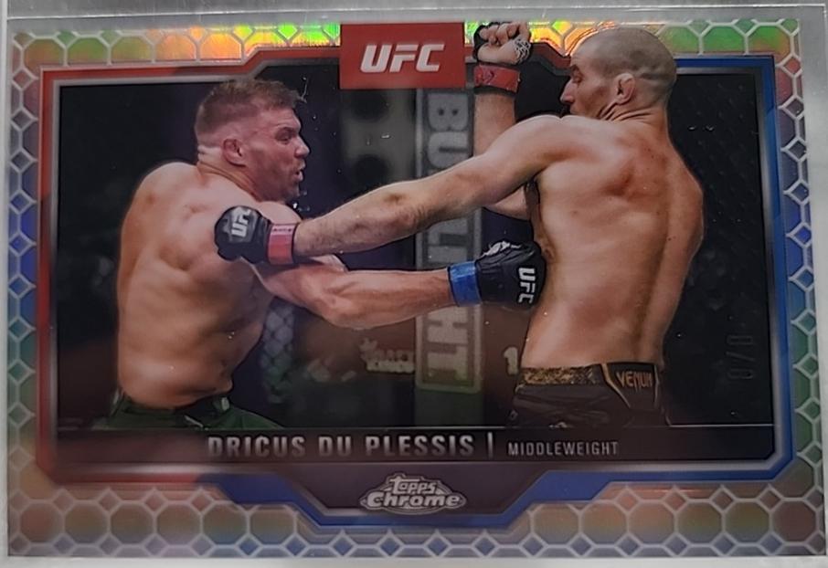 Dricus Du Plessis 2025 Topps Chrome UFC Base #137 OctaFractor