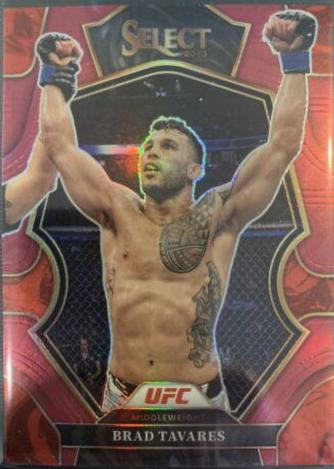 Brad Tavares 2023 Panini Select UFC Premier Level #120 Maroon
