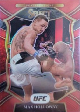 Max Holloway 2021 Panini Select UFC Concourse #97 Red