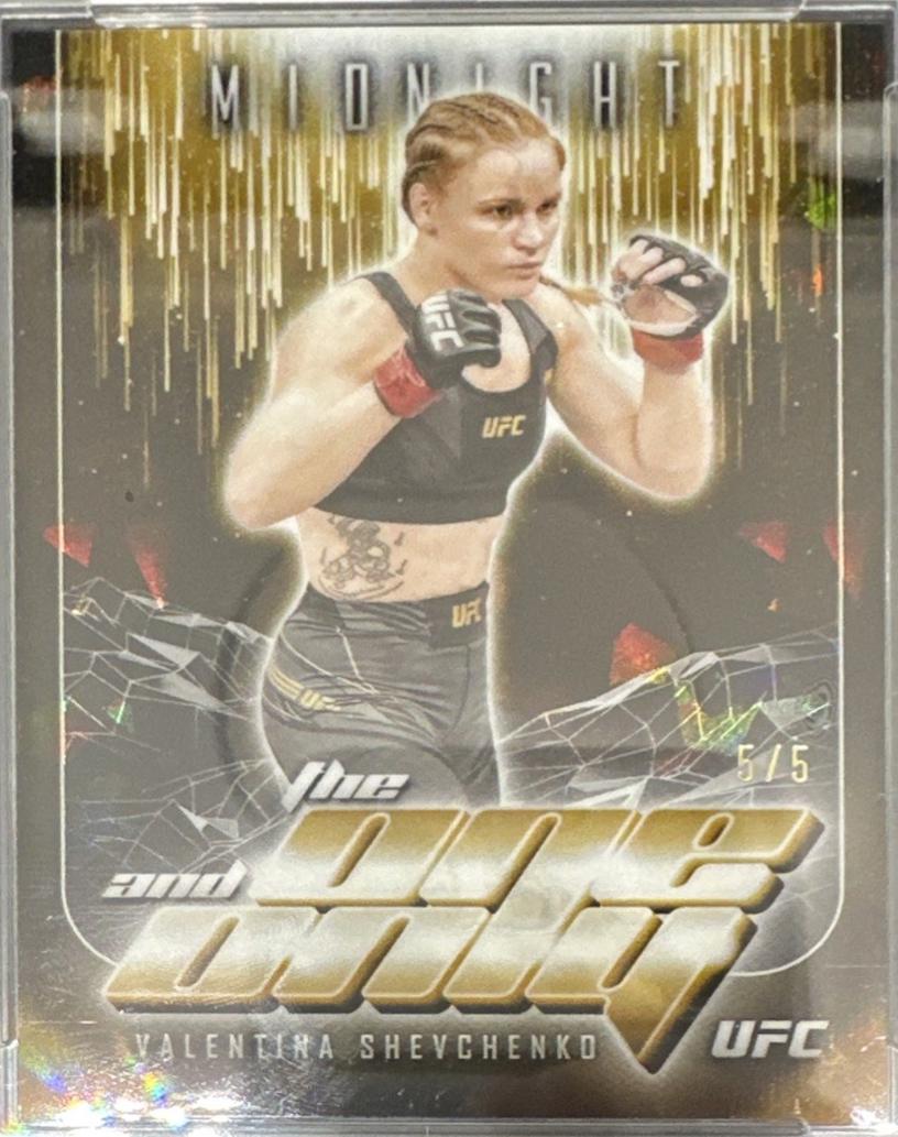 Valentina Shevchenko 2024 Topps Midnight UFC The One and Only #TO-16 Daybreak