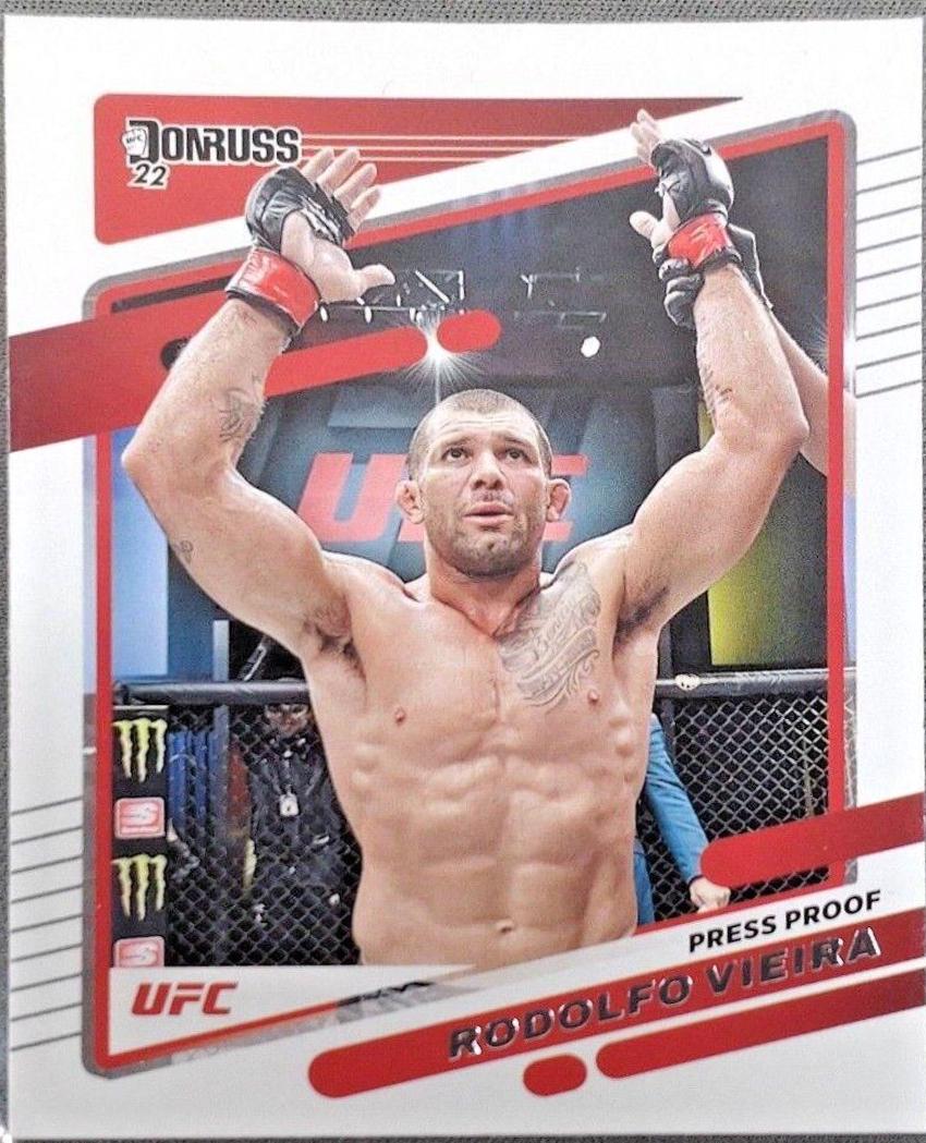 Rodolfo Vieira 2022 Panini Donruss UFC Base #130 Silver