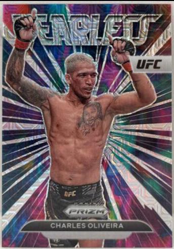 Charles Oliveira 2023 Panini Prizm UFC Fearless #17 Mojo