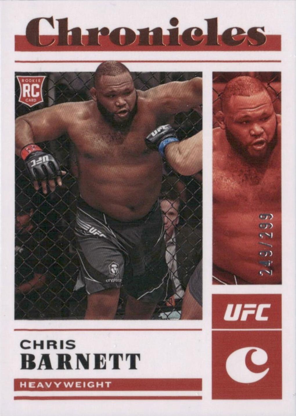 Chris Barnett 2023 Panini Chronicles UFC Base Chronicles #93 Bronze
