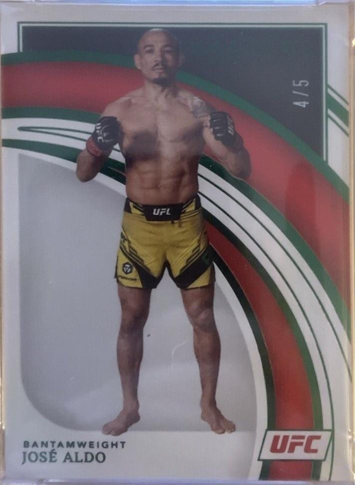 José Aldo 2022 Panini Immaculate UFC Base #74 Green