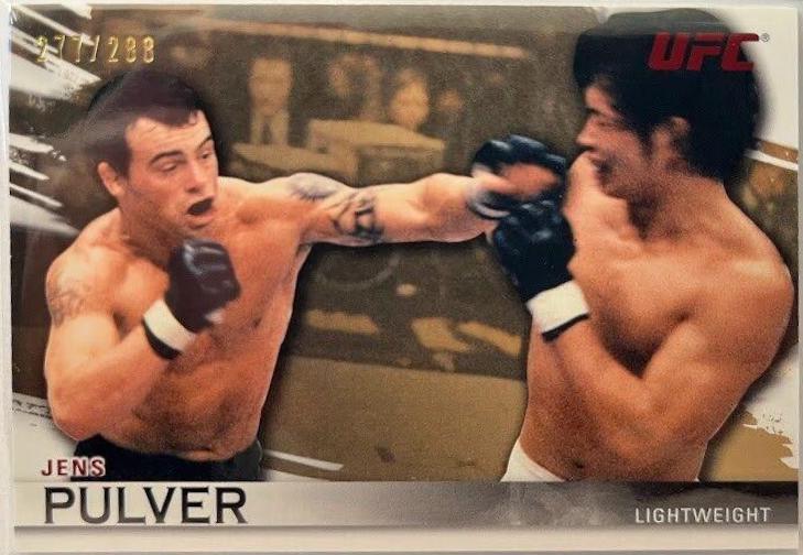 Jens Pulver 2010 Topps UFC Knockout Base #5 Gold