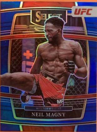 Neil Magny 2022 Panini Select UFC Concourse #86 Blue Prizm