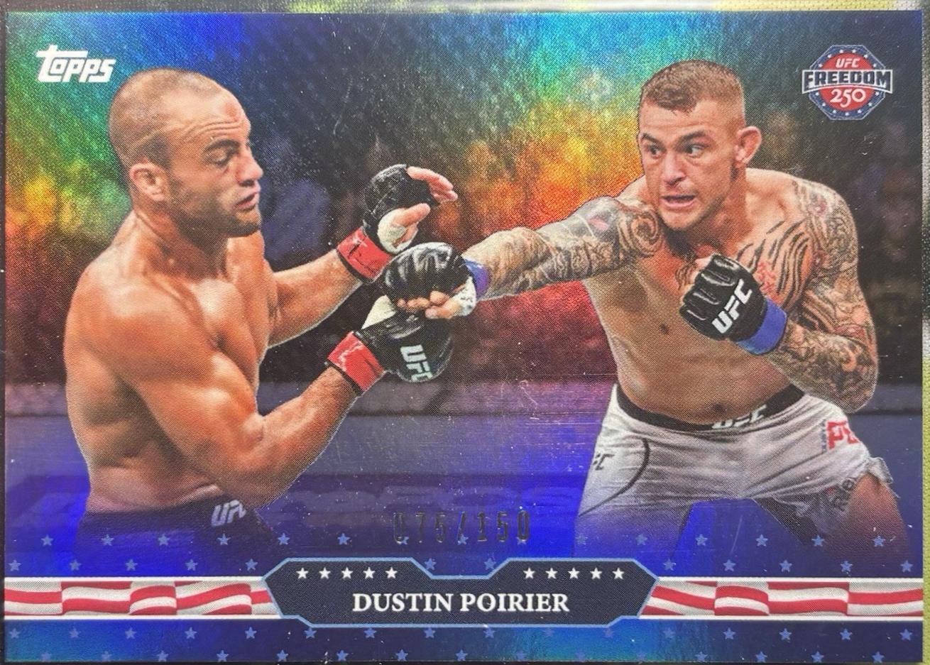 Dustin Poirier 2026 Topps UFC Freedom 250 Base #12 Blue