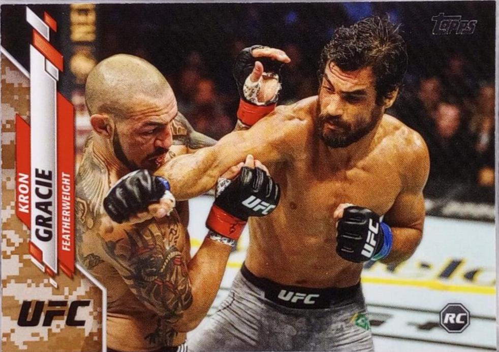 Kron Gracie 2020 Topps UFC Base #94 Camo