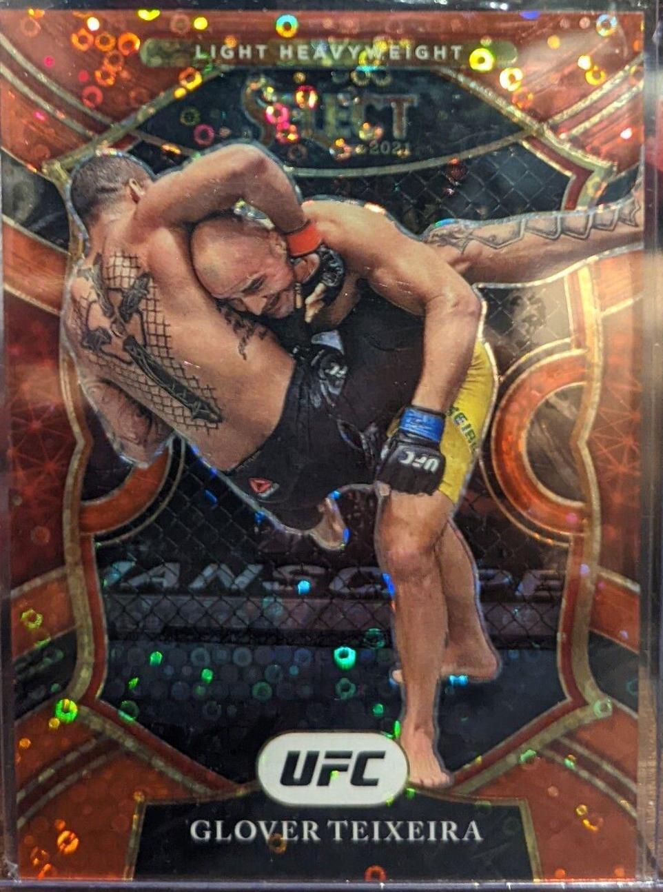 Glover Teixeira 2021 Panini Select UFC Concourse #44 Red Disco