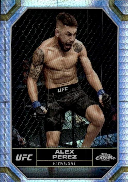 Alex Perez 2024 Topps Chrome UFC Base #5 Prism Refractor