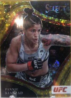 Pannie Kianzad 2022 Panini Select UFC Octagonside #214 Gold Disco