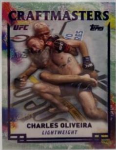 Charles Oliveira 2024 Topps Knockout UFC Craftmasters #CRM-7 Purple