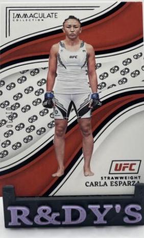 Carla Esparza 2023 Panini Immaculate Collection UFC Base #4 30th Anniversary