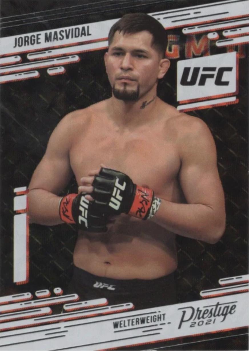 Jorge Masvidal 2021 Panini Chronicles UFC Base Prestige #76 Asia
