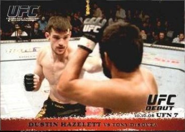 Dustin Hazelett / Tony DeSouza 2009 Topps UFC Round 1 Base #55 Black