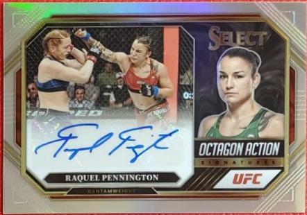 Raquel Pennington 2023 Panini Select UFC Octagon Action Signatures #8 Disco