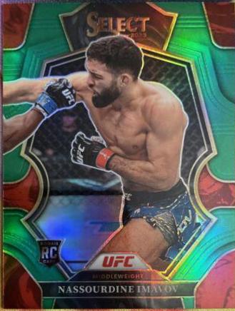 Nassourdine Imavov 2023 Panini Select UFC Premier Level #197 Green