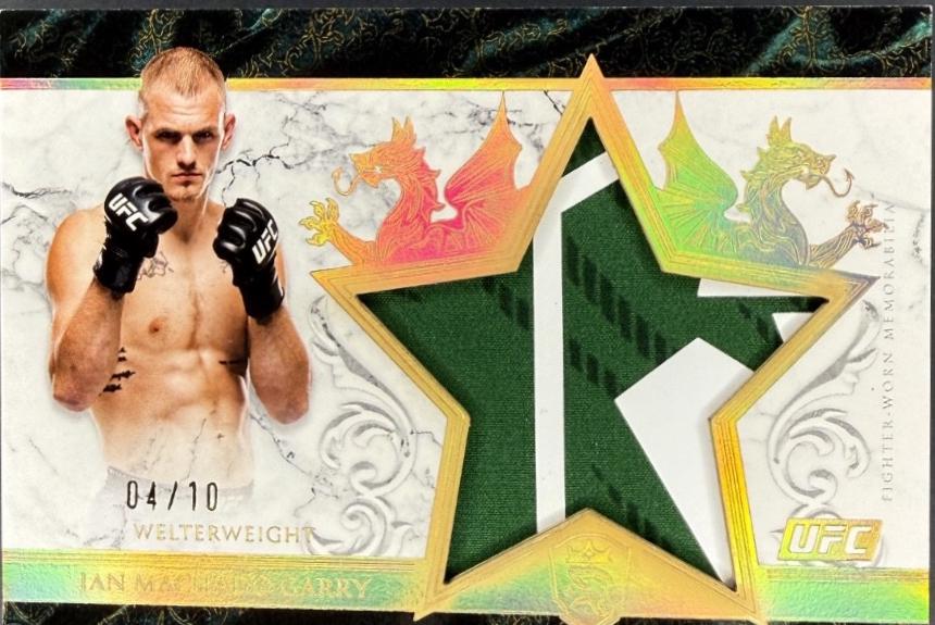 Ian Machado Garry 2025 Topps Royalty UFC Star Relics #SR-IG Gold