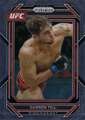 Darren Till 2023 Panini Prizm UFC Base #155 Green Pulsar
