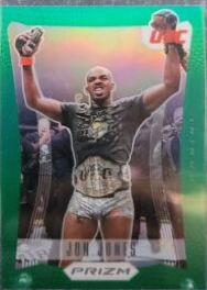 Jon Jones 2022 Panini Prizm UFC Prizm Flashback #24 Green