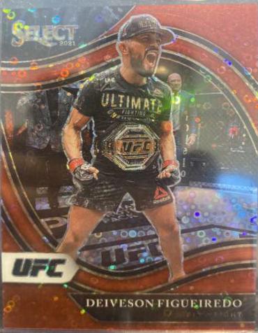 Deiveson Figueiredo 2021 Panini Select UFC Octagonside #294 Red Disco