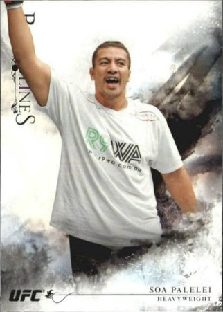 Soa Palelei 2014 Topps UFC Bloodlines Base #118 Platinum