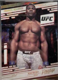 Francis Ngannou 2021 Panini Chronicles UFC Base Prestige #79 Asia Gold