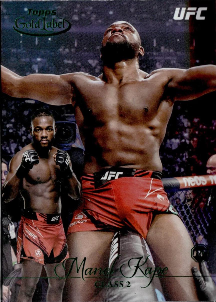Manel Kape 2024 Topps Gold Label UFC Base Class II #69 Green