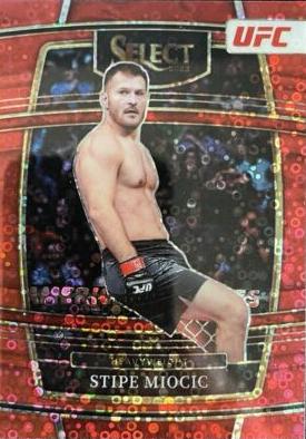 Stipe Miocic 2022 Panini Select UFC Concourse #85 Red Disco