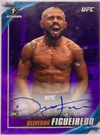 Deiveson Figueiredo 2019 Topps UFC Knockout Knockout Autographs #KA-DF Purple