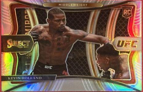 Kevin Holland 2021 Panini Select UFC Premier Level #169 Silver