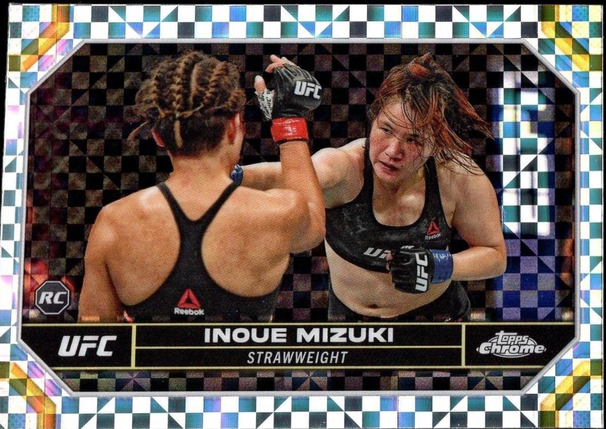 Inoue Mizuki 2024 Topps Chrome UFC Base #116 X-Fractor