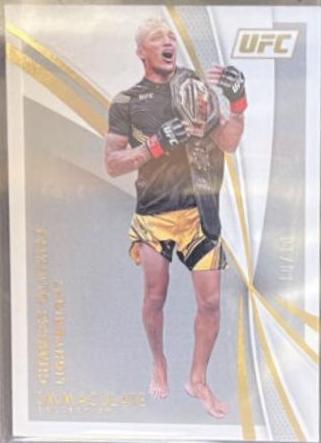 Charles Oliveira 2021 Panini Immaculate UFC Base #39 Gold