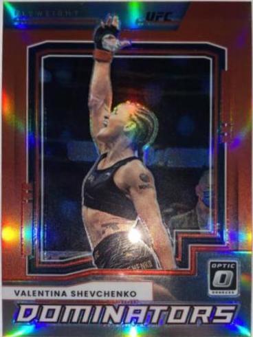 Valentina Shevchenko 2022 Panini Donruss Optic UFC Dominators #3 Red