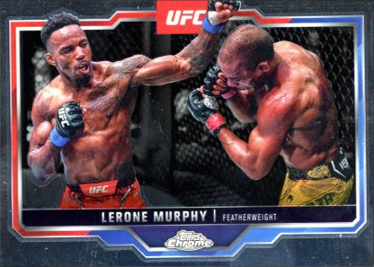 Lerone Murphy 2025 Topps Chrome UFC Base #15 Negative Refractor