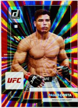 Paulo Costa 2023 Panini Donruss UFC Base #87 Pink Laser