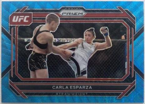 Carla Esparza 2023 Panini Prizm UFC Base #78 Blue Wave