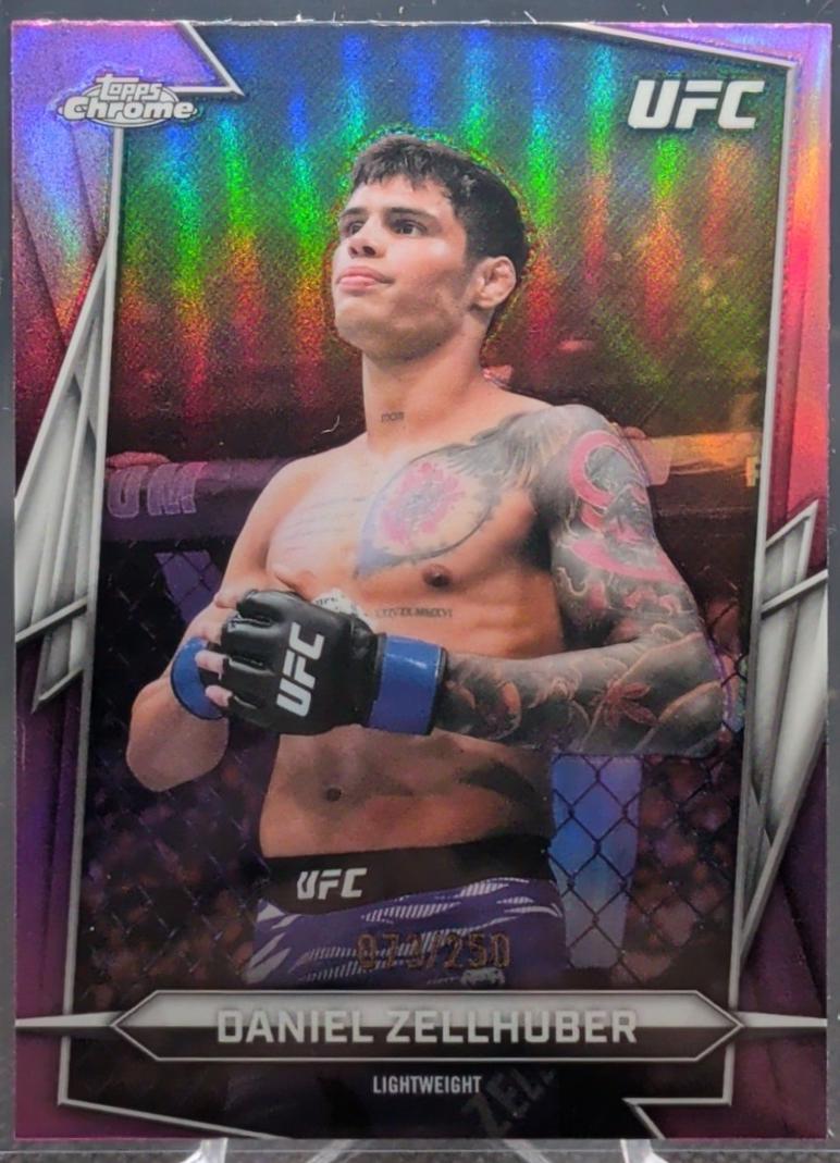 Daniel Zellhuber 2026 Topps Chrome UFC Base #192 Pink Refractor