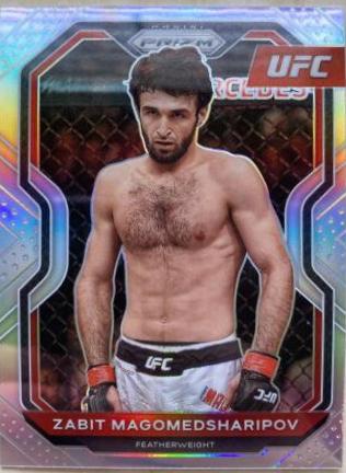 Zabit Magomedsharipov 2021 Panini Prizm UFC Base #93 Silver