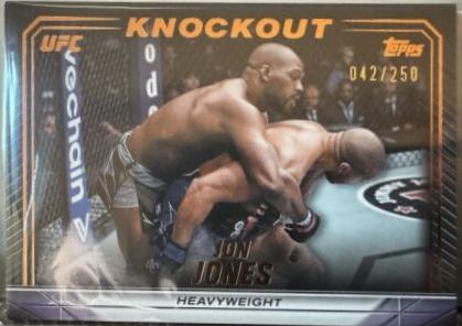 Jon Jones 2024 Topps Knockout UFC Base #66 Bronze
