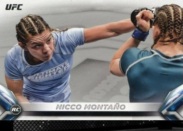 Nicco Montaño 2018 Topps UFC Knockout Base #99 Red